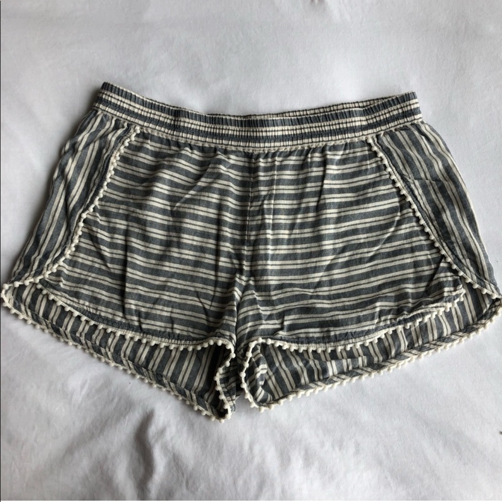 Madewell Oahu Striped Shorts- Size Medium